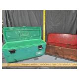 1 Plastic and 1 Metal Tool Box