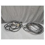 2 Ext. Cords,  1 needs a New Plug