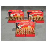 3 Boxes of American Eagle, 50 Pistol Cartridges,