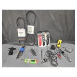 Utility Knife,  Belts, Metric Alken Wrenches,