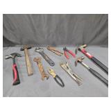 Hammers, Crescent Wrench, Pliers, Snap Ring
