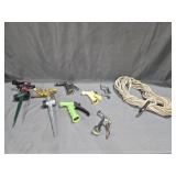 Sprinklers, Hose Nozzles,  Rope, Air Nozzle