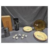 Fish Platter and Bowls, Minature Tea Set,