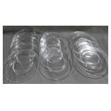 16 Clear Plates