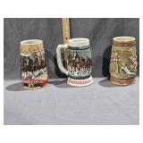 Budweiser Steins (3)