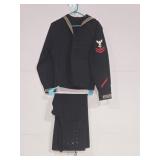 Vtg. Navy Dress Blues, Cracker Jack Top and P