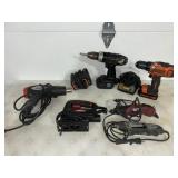 Hitachi &B&D drill, Geat gun, Dremel & more