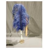 Feather Pen & Pen Holder