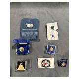 Anniversary/Service Pins, Gem Stone Pins, More