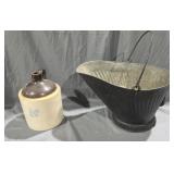 Western Stoneware 1 Gal Jug, Ash Bucket