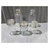 Jars with Bail Lids: Ball Half Gal, Atlas Qt,