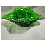 Vintage 14 in overall emerald green  pressed