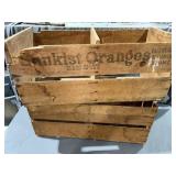 Sunkist Oranges Crate & Other wooden crate