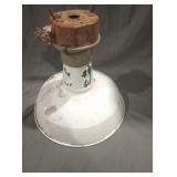 White porcelain 12 inch hanging light fixture