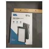 Pixel g1s RGB video light 2500 k through 8500k