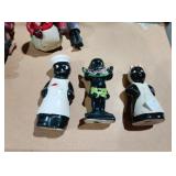 Black Americana salt and pepper shaker