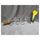 Jack in the Pulpit Glass Vase, MCM Merrymakers