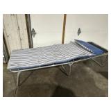 Aluminum Cot With Bed Pad