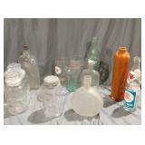 Antique bottles mason jars planters 75th