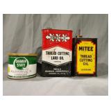 XXX and Mitee thread cutting oil Quaker State