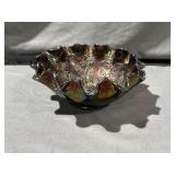Fenton Amethyst Carnival Glass Bowl