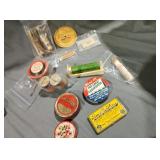 Vintage metal advertisement smalls