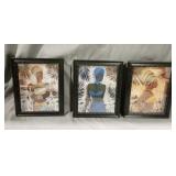 African queens framed art