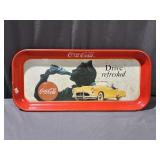 Coca-Cola "Drive Refreshed" Metal Tray