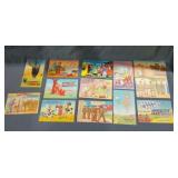 Vintage blank military humor post cards