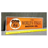 Phillips 66 motor oil sign porcelain
