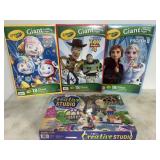 Crayola Giant coloring pages & 7in1 Creative