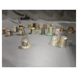 Vintage metal symbols some with abalone shell