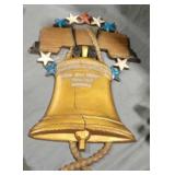 Americana Liberty Bell wall hanger