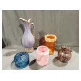 Purple Gold Vase Mixed glassware