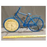 Remington Blue Bike Clock