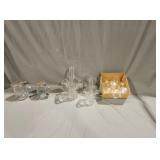 Clear glass pancake syrup dispensers roughed
