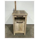 End table with drawer and shelf