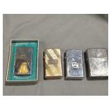 (4) Genuine Zippo Lighters