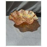 Fenton Marigold Carnival Glass Bowl
