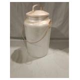 Vintage aluminum 4 core cream can / milk can