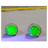 (2) Uranium Glass Bicycle Fender Bombs