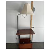Side Table w/ Lamp