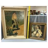 "A girl with a watering can" By Auguste Renoir
