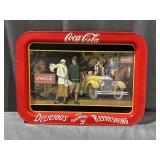1987 Coca-Cola "Touring Car"  Tin Tray