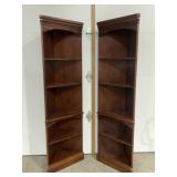 77" tall 4 tier corner shelf
