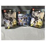 (3) Lego Bionicle sets