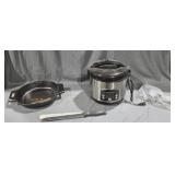 Pampered Chef Cast Iron Skillet,  Knife, Hamilton