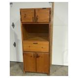 Wooden storage cabinet