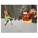 Howdy Doody sun maid raisins Die cast Firemen Toy