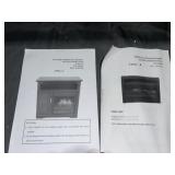 Wooden Fireplace heater insert & mantel